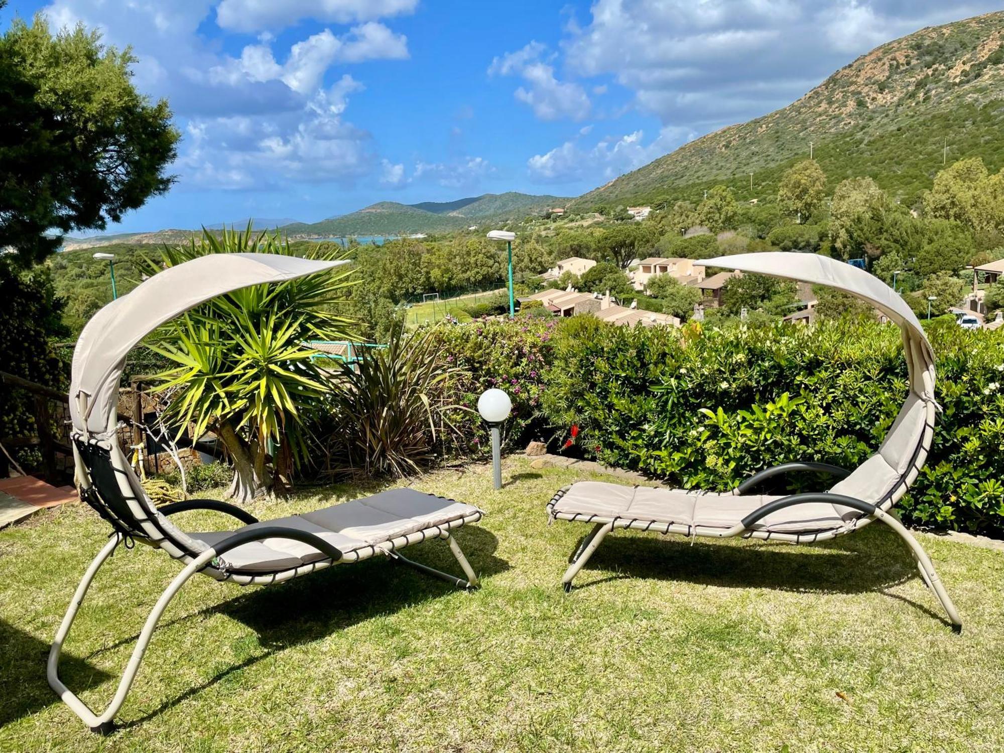 Villa Perdalonga, Vista Mare Sea View Tuerredda Теулада Экстерьер фото
